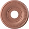 Ekena Millwork Berkshire PVC Medallion (Canopies up to 5 3/4"), 13"OD x 3 1/2"ID x 3/4"P, Metallic Champagne Pink CMP13BEFCP - alternate 1